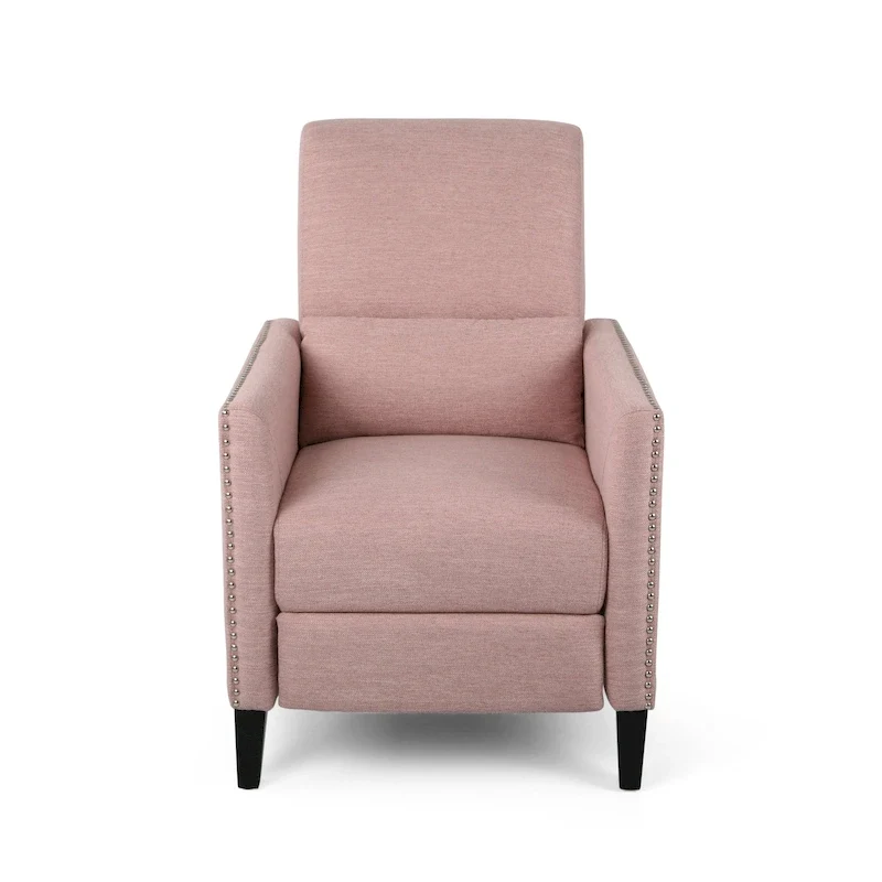 Alscot Contemporary Fabric Push Back Recliner by Christopher Knight Home