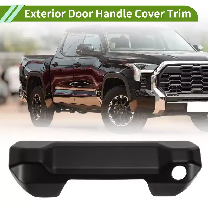 Unique Bargains Exterior Door Handle Cover for Toyota Tundra (1 Hole) 2022-2025 ABS 1 Pc