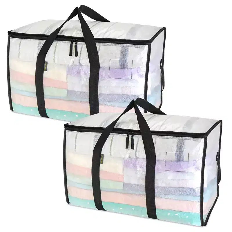 Narwey 2-Pack Oversized Moving Bags with Reinforced Handles
