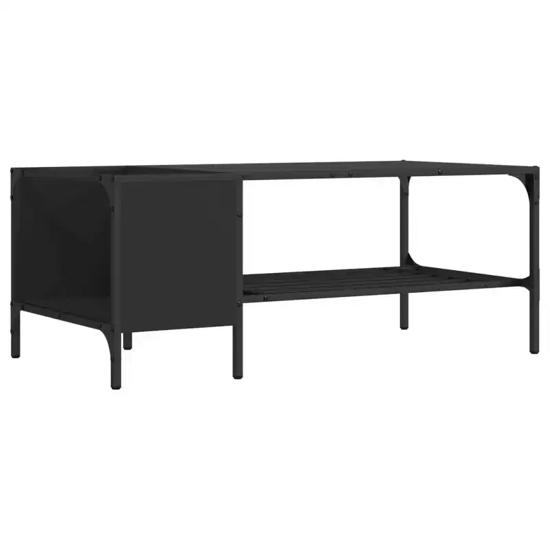 Coffee Table with Rack Accent Side End Desk Furniture Engineered Wood
