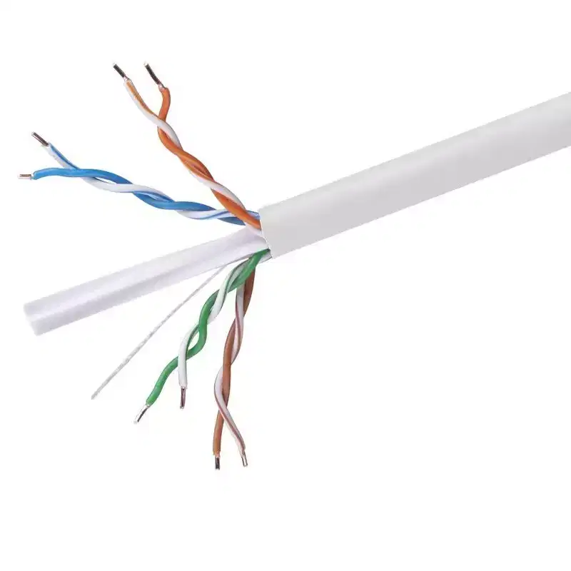 Monoprice Cat6 Ethernet Bulk Cable - 1000 Feet - White, Solid, 550MHz, UTP, CMR, Riser Rated, Pure Bare Copper Wire, 23AWG, No Logo, (UL)