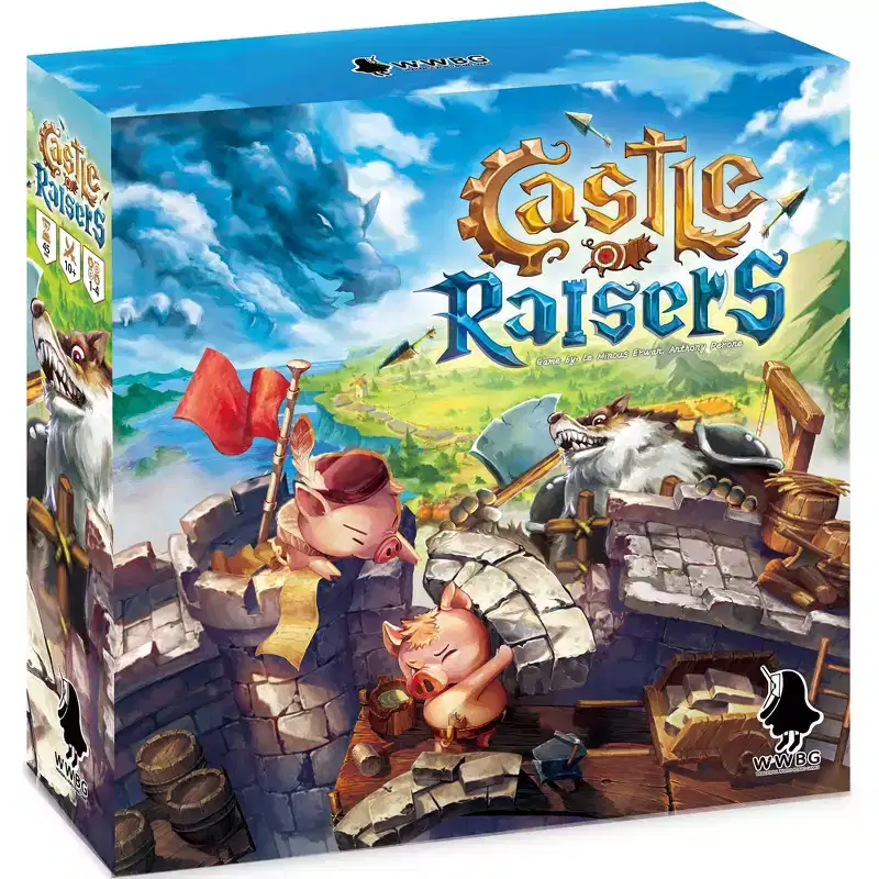 Wonderful World: Castle Raisers - Tile Placement Board Game, 3 Little Pigs