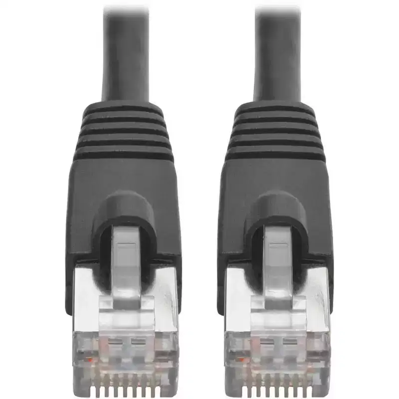 Tripp Lite Cat6a Snagless Shielded STP Patch Cable 10G, Black M/M 3ft (N262003BK)