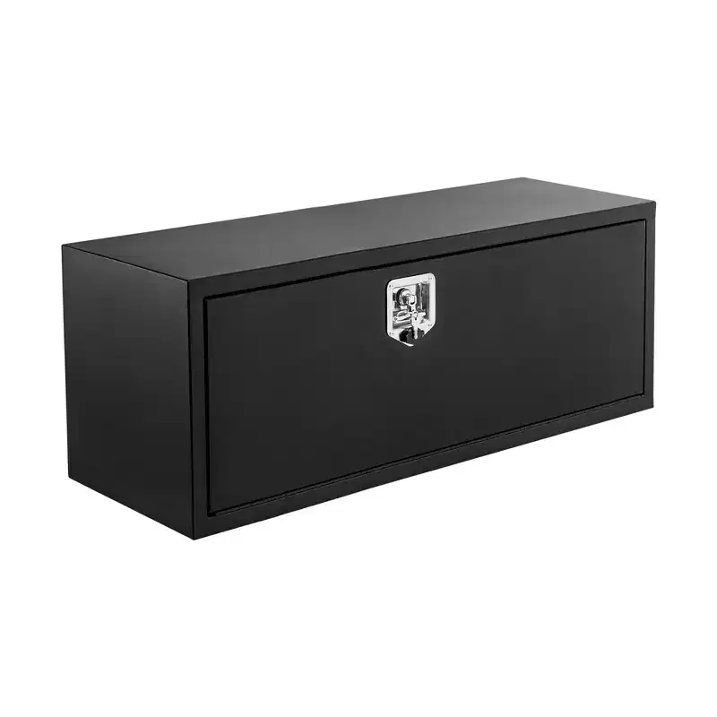 Heavy Duty Underbody Truck Tool Box with T-Handle Lock, Storage Organizer Tool Chest for Truck Bed RV Trailer