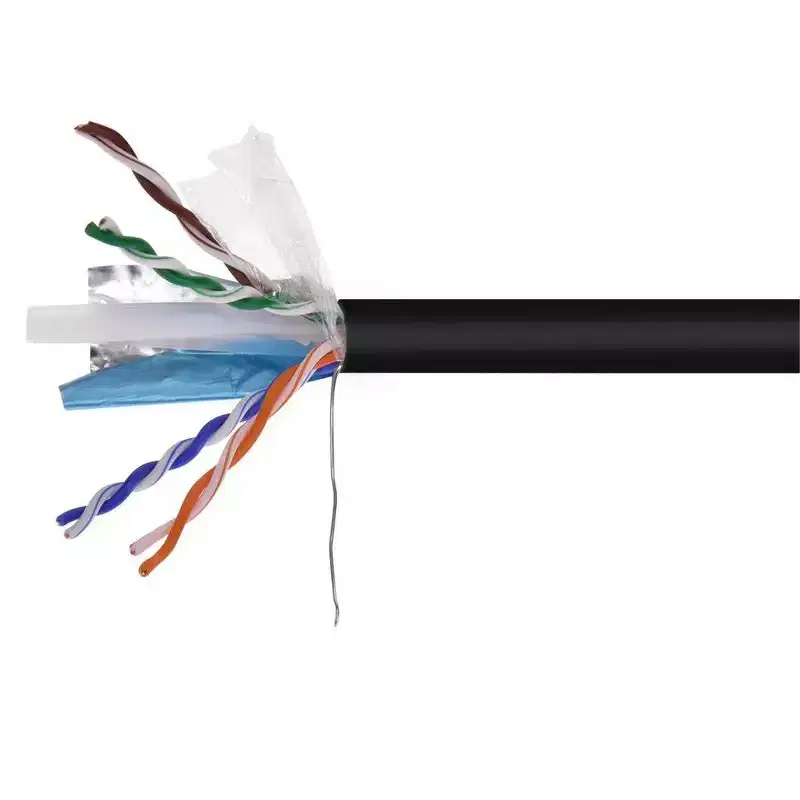 Monoprice Cat6 Ethernet Bulk Cable - Network Internet Cord - Solid, 550Mhz, STP, CMR, Pure Bare Copper Wire, 23AWG, No Logo, 1000ft, Black
