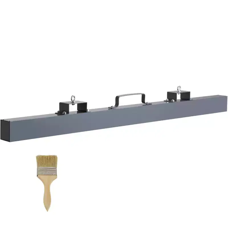 VEVOR 105lbs Hanging Magnetic Sweeper Pickup Tool, Nail Hang-Type Magnetic Forklift Sweeper, Industrial Grade Magnets Steel Material, Gray