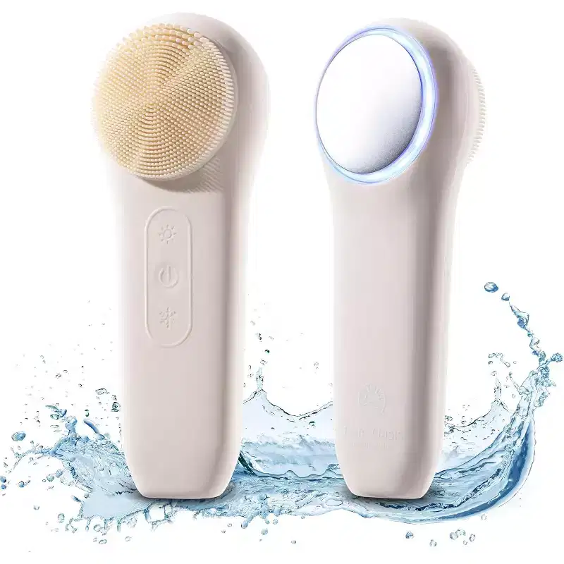 Facial Cleansing Brush, Face Scrubber, Waterproof Silicone Face Brush Cleanser , Massaging & Exfoliating Face Wash Brush for Men & Women