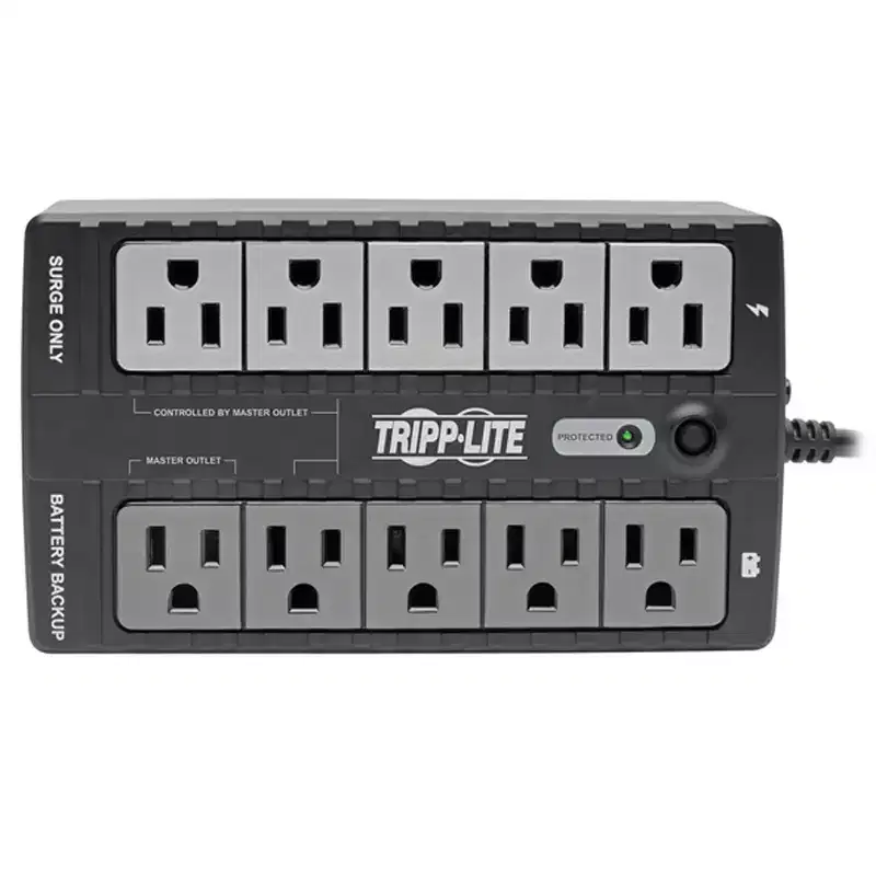 Tripp Lite by Eaton 10-AC Outlet and Data Line 550-VA/300-Watt PC/Home Theater/Digital Signage ECO Series Compact UPS with 316 Joules, 5-Ft. ...