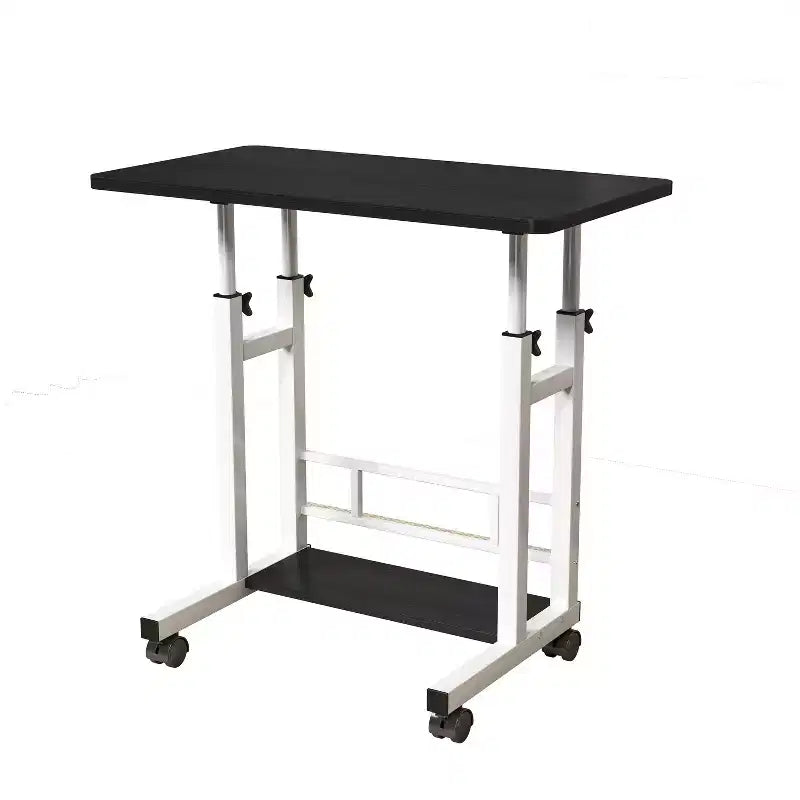 Mobile Adjustable Desk for Bedside or Dorm, 80x40cm Laptop, Study, and Dining Table for Home or Bedroom