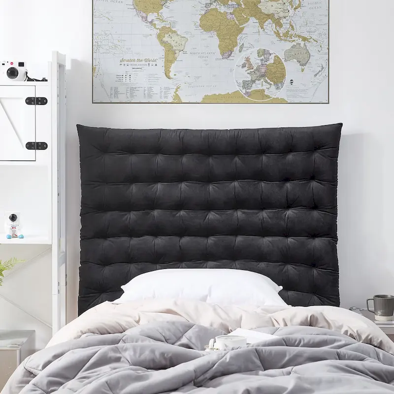 Cushion Tufted Pillow Headboard for Twin / Twin XL Beds