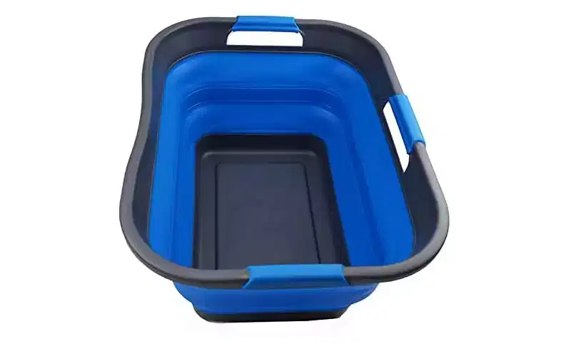 SAMMART 29L(7.6 gallon) Collapsible Plastic Laundry Basket