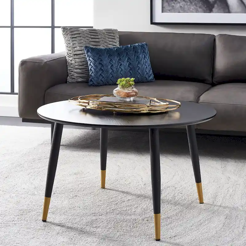 SAFAVIEH Antonette Round Coffee Table - 32 W x 32 D x 19 H - 32Wx32Dx19H