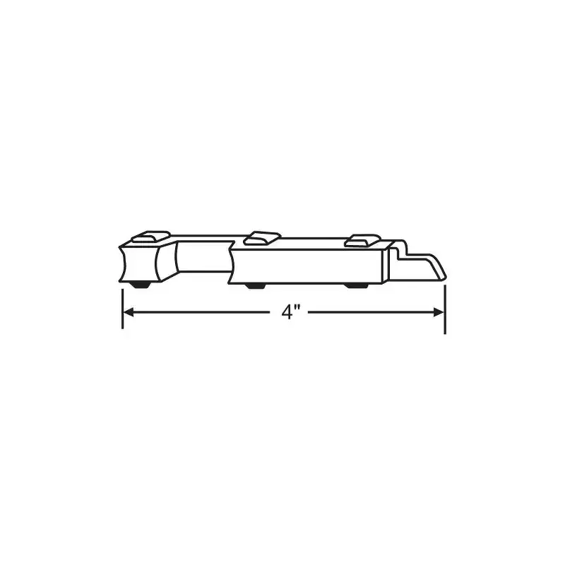 Brixwell 46-15a Slide Bolt Set Left and Right Hand White