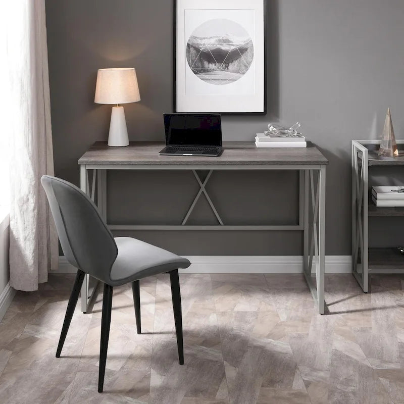 Collapsible Slatted Mission Writing Computer Desk