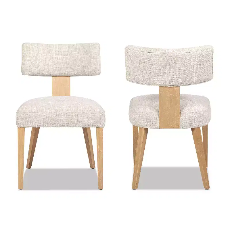 Jennifer Taylor Home Louise Split Back Upholstered Dining Side Chair, Set of 2