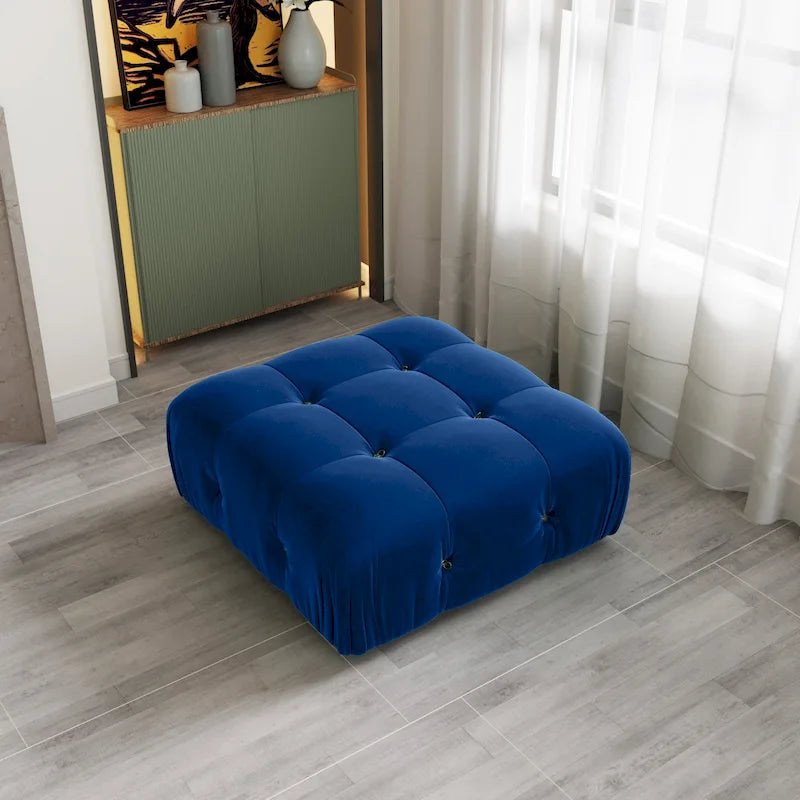 104 Convertible Modular Sectional Sofa, Minimalist Mid-Century Velvet Sofas Couches