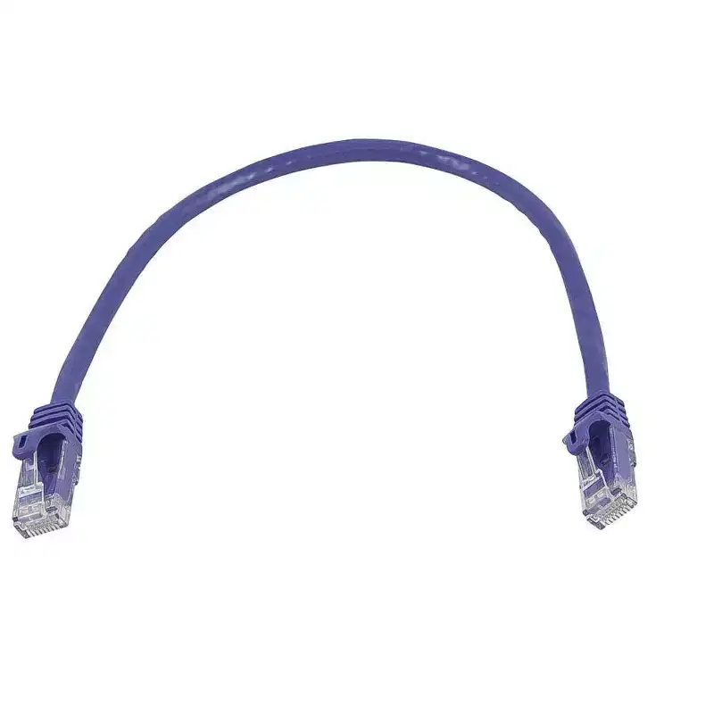 Monoprice Cat5E Ethernet Patch Cable - 1 Feet - Purple | Network Internet Cord - Snagless RJ45, Stranded, 350Mhz, Utp, Pure Bare Copper Wire, 24Awg -