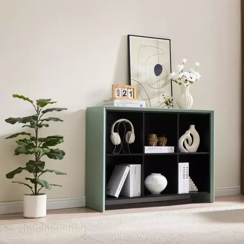 Kings Brand Furniture 6-Shelf Bookcase Contemporary Design