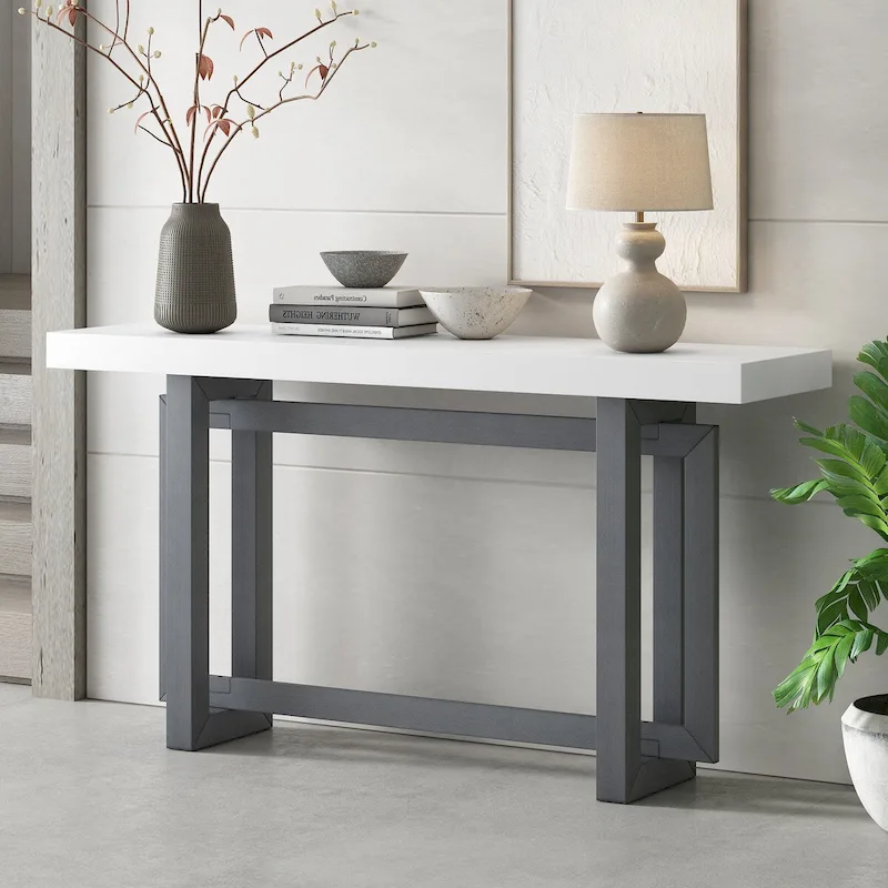 Contemporary Console Table Entryway Table for Living Room