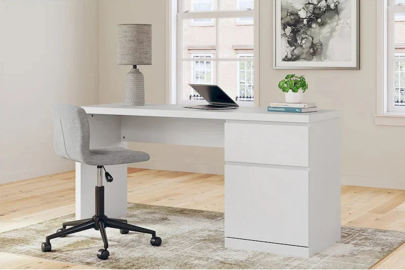 Wood & MDF Home Office Desk 61" x 20" x 30"