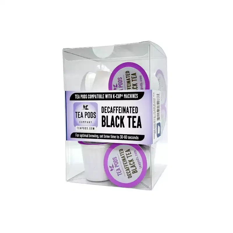 DECAF Black tea pods compatible with K-Cup