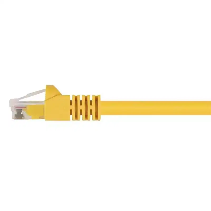 Monoprice Cat6 Ethernet Patch Cable - 10 Feet - Yellow | Network Internet Cord - RJ45, Stranded, 550Mhz, UTP, Pure Bare Copper Wire, 24AWG