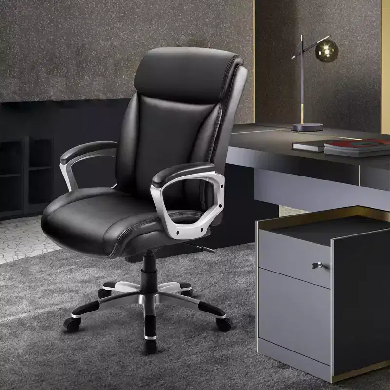 COMHOMA Office Chair High Back PU Leather Ergonomic Executive Chair Black