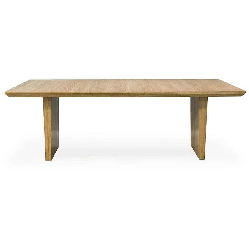 Light Brown Rectangular Dining Extension Table - 40W x 90D x 30H