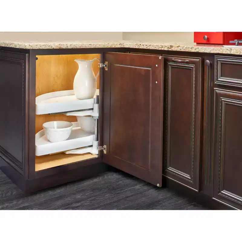 31 Pull Out Half Moon Shelves for Blind Corner Kitchen/Bathroom Cabinets