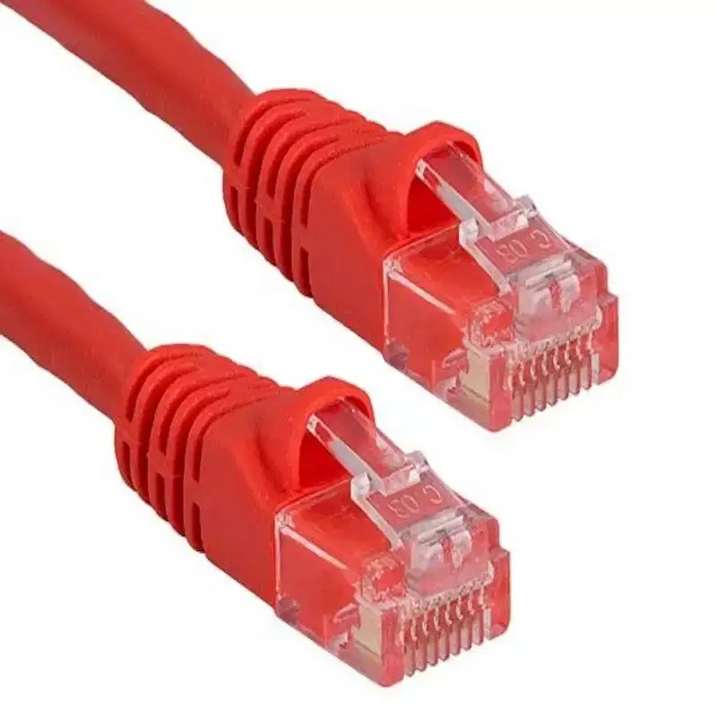 SANOXY Cables and Adapters; 10ft Cat5e 350 MHz UTP Snagless Crossover Ethernet Network Patch Cable, Red