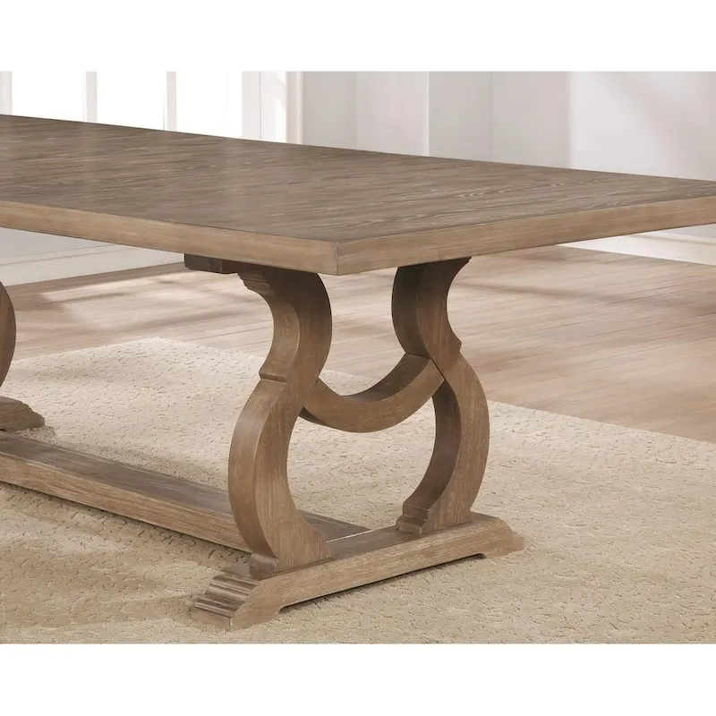 Neoclassic 18th Century Design Extendable Dining Table