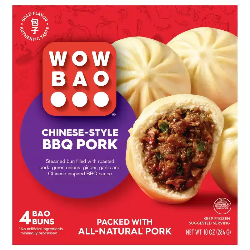 Wow Bao Chinese-Style BBQ Pork Frozen Bao - 10oz/4pk